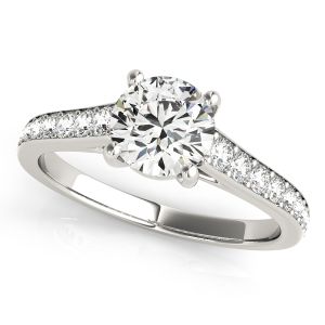 Channel Set Diamond Engagement Ring