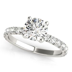 Pavé Diamonds Engagement Ring 