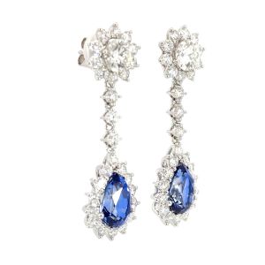 Elegant Sapphire Earrings